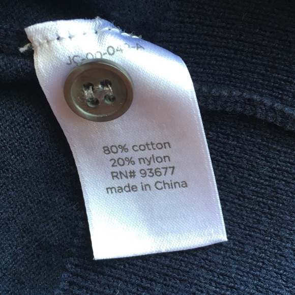 Color Block Stripe Navy, Pink, & Gray Cardigan - Picture 7 of 8